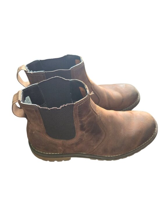Timberland Larchmont Chelsea Boots Brown Leather Quality Size 10.5 main image 11